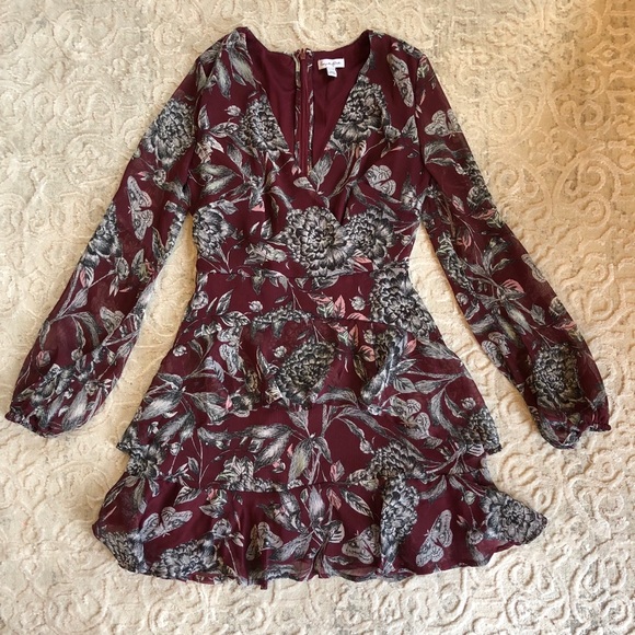 love, Fire Dresses & Skirts - Love, Fire floral ruffled dress